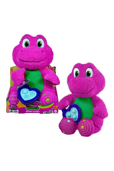 HYG89 Fisher-Price Kalp Yapan Barney Pelüş Oyuncağı