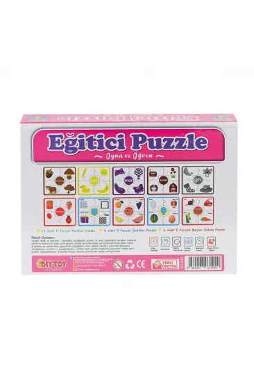 7194 Çark Puzzle Renkler Şekiller -Dıytoy 7194 Çark Puzzle Renkler Şekiller -Dıytoy