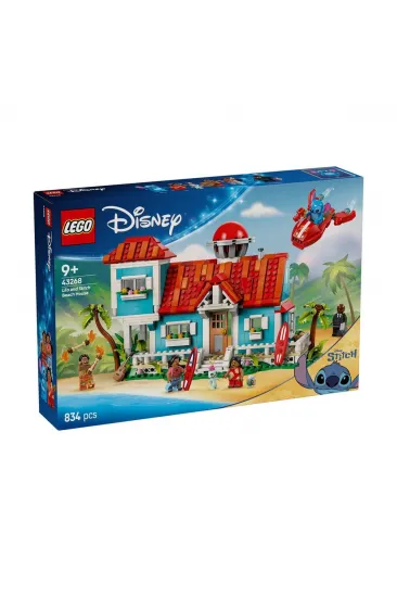 43268 Lego Disney Lilo ve Stiç Plaj Evi 834 parça +9 yaş 43268 Lego Disney Lilo ve Stiç Plaj Evi 834 parça +9 yaş