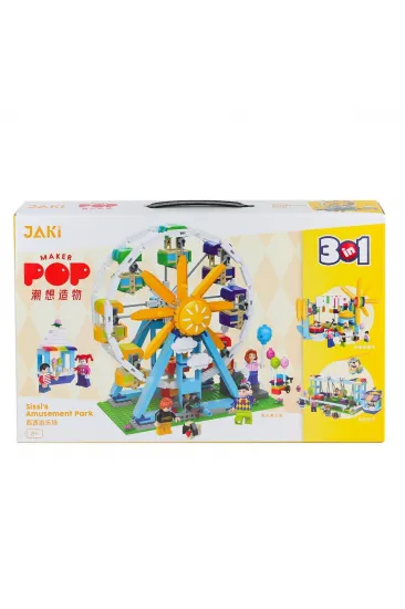 JK2180 Jaki Sissi'nin Eğlence Parkı 3IN1 Blok Seti -Vagon life JK2180 Jaki Sissi'nin Eğlence Parkı 3IN1 Blok Seti -Vagon life