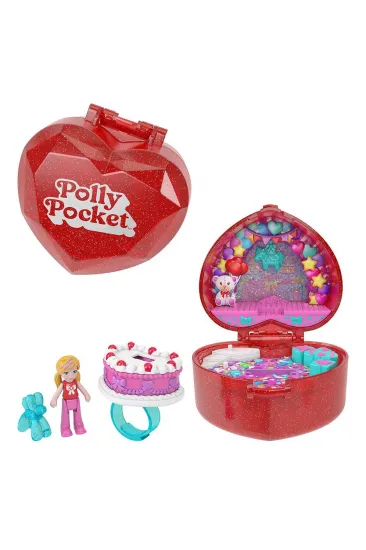JGK21 Polly Pocket Mattel 80. Yıl Yüzük Kutusu