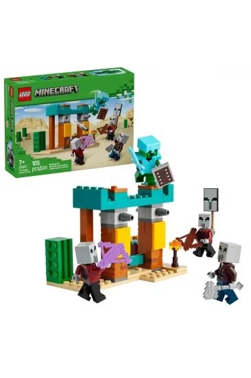 21267 Lego Minecraft The Illager Çöl Devriyesi 105 parça +7 yaş 21267 Lego Minecraft The Illager Çöl Devriyesi 105 parça +7 yaş