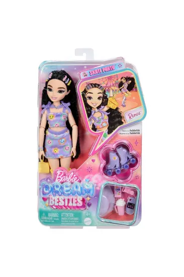 JFX99 Rene - Barbie Dream Besties Paten Partisi Rene Bebek ve Aksesuarları JFX99 Rene - Barbie Dream Besties Paten Partisi Rene Bebek ve Aksesuarları