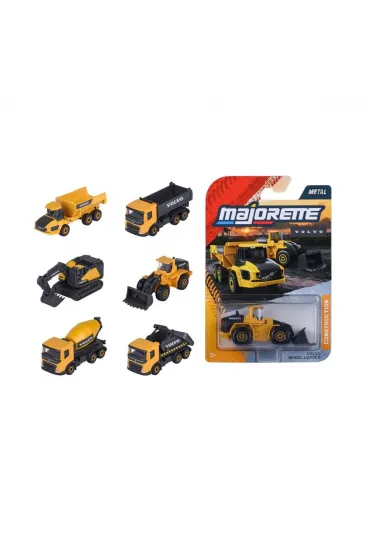 8503100000 Majorette Volvo İnşaat Araçları 1:64 Premium Metal Araç 6 asorti (Belirtilen fiyat, tekli satış için adet fiyatıdır)