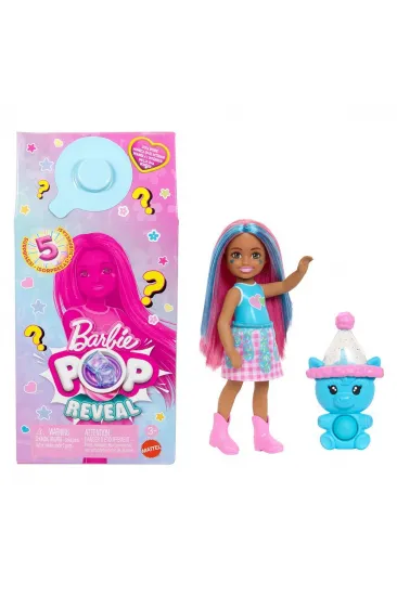 JCN89 Barbie Chelsea POP Reveal Milkshake Serisi
