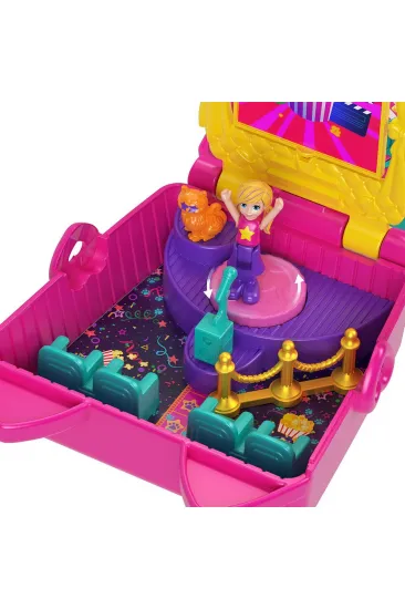 JFV01 Polly Pocket Kedicik Sineması Mini Oyun Seti