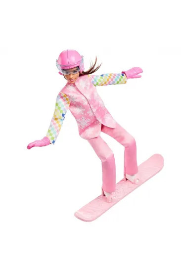 JKF78 Barbie Snowboard Sporcusu Oyun Seti JKF78 Barbie Snowboard Sporcusu Oyun Seti