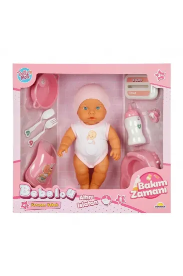 3823 Bebelou Bakım Zamanı Sesli Gülen Ağlayan Bebek 32 cm -Sunman 3823 Bebelou Bakım Zamanı Sesli Gülen Ağlayan Bebek 32 cm -Sunman