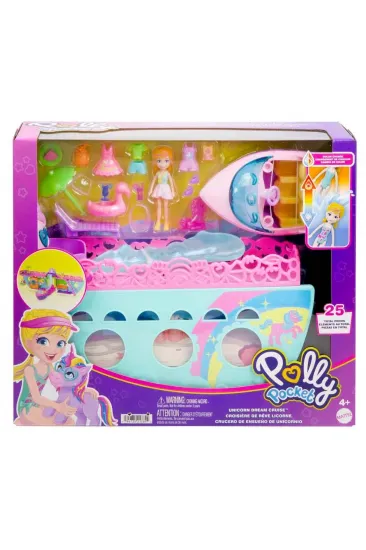 HWP26 Polly Pocket Unicorn Bot Oyun Seti HWP26 Polly Pocket Unicorn Bot Oyun Seti