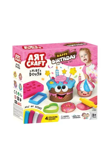 03683 Art Craft Doğum Günü Hamur Set 200 gr