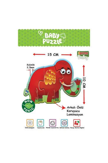 1727 BABY PUZZLE BENİM İLK PUZZLEM ORMAN HAYVANLARI 1727 BABY PUZZLE BENİM İLK PUZZLEM ORMAN HAYVANLARI
