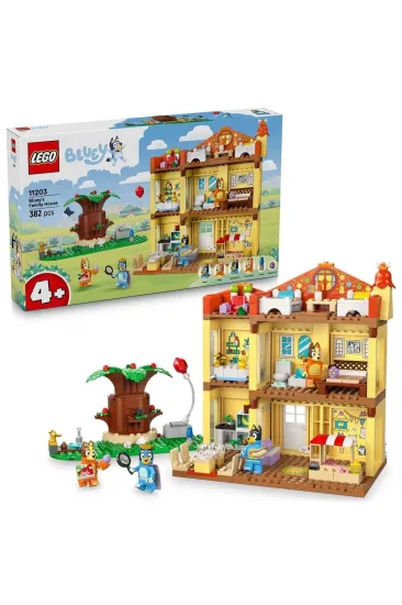 11203 Lego Duplo Bluey Bluey'nin Aile Evi 382 parça +4 yaş 11203 Lego Duplo Bluey Bluey'nin Aile Evi 382 parça +4 yaş