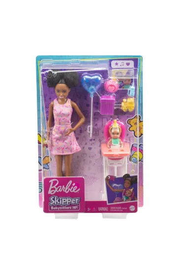 FHY97 Barbie Bebek Bakıcısı Bebeği ve Aksesuarları Oyun Seti FHY97 Barbie Bebek Bakıcısı Bebeği ve Aksesuarları Oyun Seti