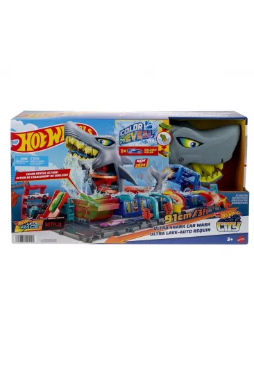 HTN82 Hot Wheels Muhteşem Köpek Balığı Araba Yıkama Oyun Seti HTN82 Hot Wheels Muhteşem Köpek Balığı Araba Yıkama Oyun Seti