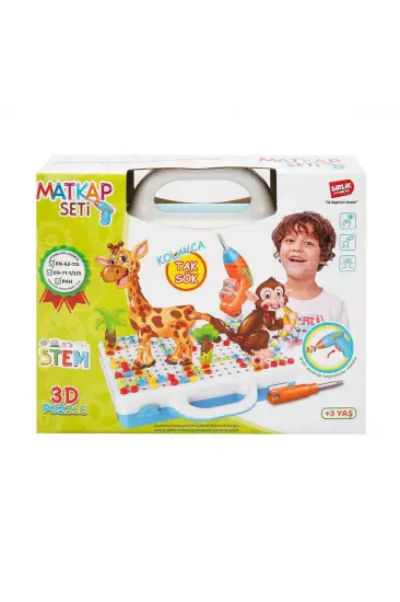 URT014-001 Birlik, 3D Eğitici Matkap Seti Hayvanlar Özel Fiyatlı Ürün URT014-001 Birlik, 3D Eğitici Matkap Seti Hayvanlar Özel Fiyatlı Ürün