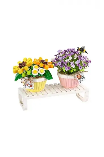 LZ1674 LOZ Eternal Flowers Serisi - Saksıda Çiçekler ''Letters from Spring Baby’s Breath'' ''Daisy With Bee'' 534 Parça Yapım Seti LZ1674 LOZ Eternal Flowers Serisi - Saksıda Çiçekler ''Letters from Spring Baby’s Breath'' ''Daisy With Bee'' 534 Parça Yapım Seti