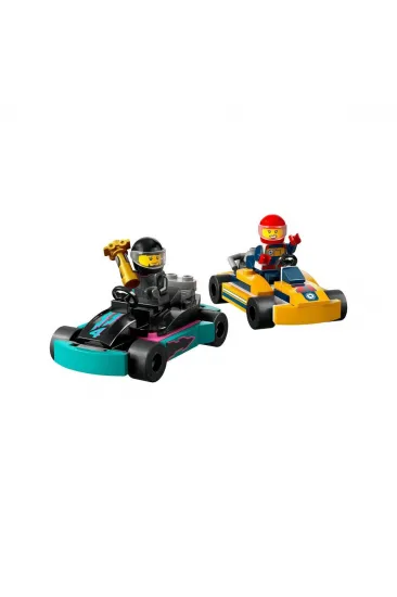 60400 LEGO® City Go-Kart ve Yarış Sürücüleri 99 parça +5 yaş 60400 LEGO® City Go-Kart ve Yarış Sürücüleri 99 parça +5 yaş