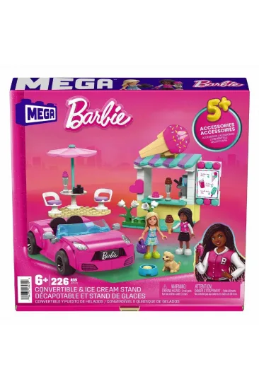 HPN78 MEGA Barbie® Dondurma Standı 226 parça +6 yaş