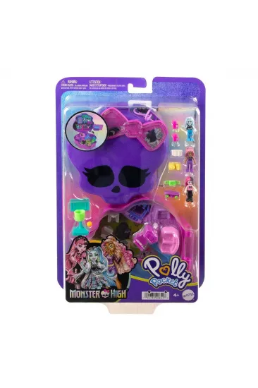 HVV58 Polly Pocket - Monster High Temalı Kompakt Oyun Seti HVV58 Polly Pocket - Monster High Temalı Kompakt Oyun Seti
