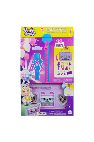 HRD65 Polly Pocket Radyo Temalı Moda Eğlencesi Oyun Seti HRD65 Polly Pocket Radyo Temalı Moda Eğlencesi Oyun Seti