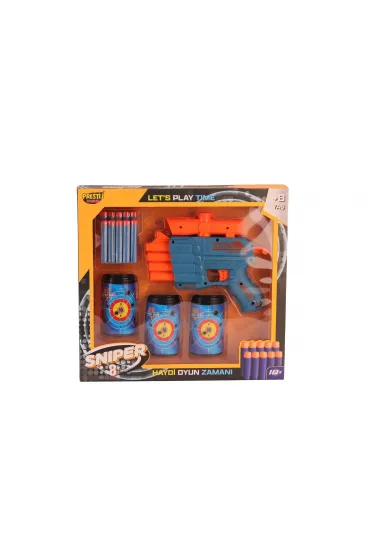 FAB 5707 KUTULU 3 HEDEFLİ SNİPER 8 DART ATICI FAB 5707 KUTULU 3 HEDEFLİ SNİPER 8 DART ATICI