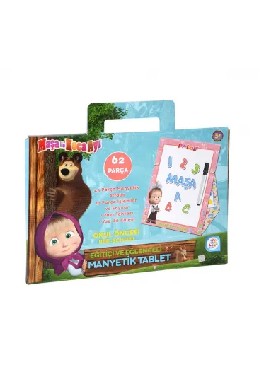 MS7582 Laço, Maşa ile Koca Ayı Manyetik Tablet / +3 yaş MS7582 Laço, Maşa ile Koca Ayı Manyetik Tablet / +3 yaş