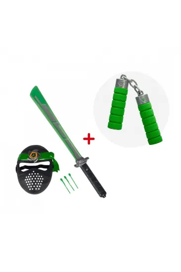108042238 NEXT NİNJA SWORD AND MASK GREEN 108042238 NEXT NİNJA SWORD AND MASK GREEN