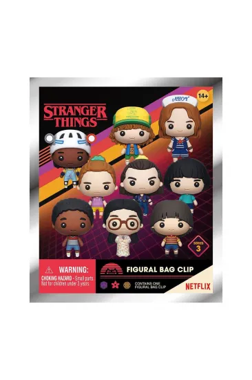 MONO32560 Monogram Stranger Things Klipsli Figür Seri 3 display MONO32560 Monogram Stranger Things Klipsli Figür Seri 3 display