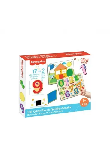 FP2762 FISHER PRICE TAK ÇIKAR PUZZLE ŞEKİLLER SAYILAR FP2762 FISHER PRICE TAK ÇIKAR PUZZLE ŞEKİLLER SAYILAR