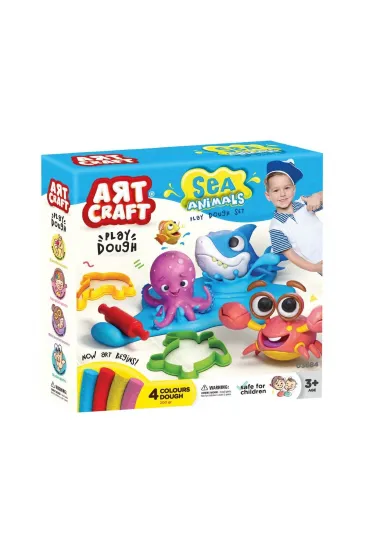 03684 Art Craft Deniz Hayvanları Hamur Set 200 gr 03684 Art Craft Deniz Hayvanları Hamur Set 200 gr