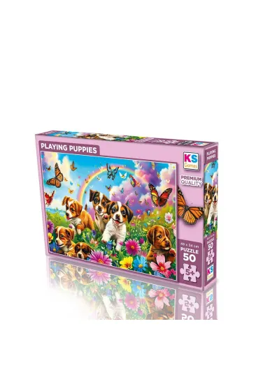 31754 PLAYING PUPPIES 50 PARÇA PUZZLE 31754 PLAYING PUPPIES 50 PARÇA PUZZLE