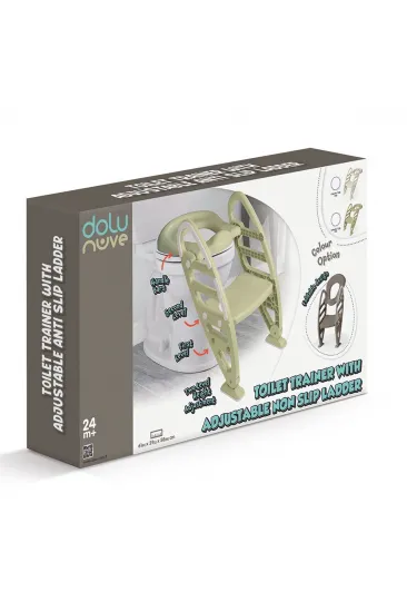 7242 Kaymaz Ayarlı Merdiven Klozet Adaptörü Eco Yeşil -Dolu Oyuncak 7242 Kaymaz Ayarlı Merdiven Klozet Adaptörü Eco Yeşil -Dolu Oyuncak