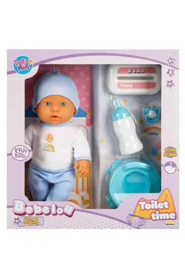 1030141 Sesli Bebelou Tuvalet Zamanı Bebek Seti 32 cm -Sunman 1030141 Sesli Bebelou Tuvalet Zamanı Bebek Seti 32 cm -Sunman