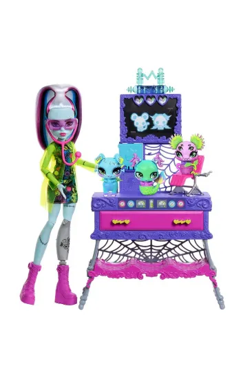 JBF18 Monster High Frankie Stein Evcil Hayvan Kiti