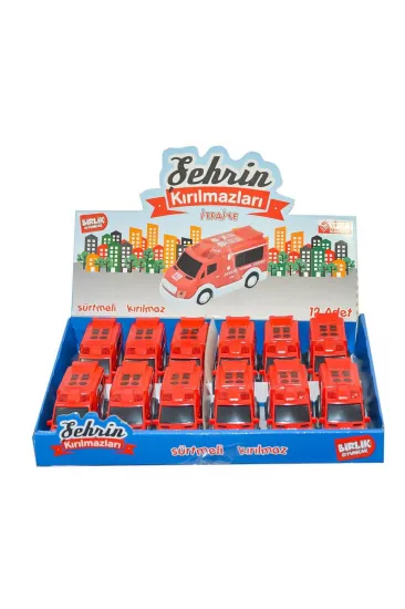 URT004-03 Şehrin Kırılmazları Sürtmeli İtfaiye - Birlik Toys