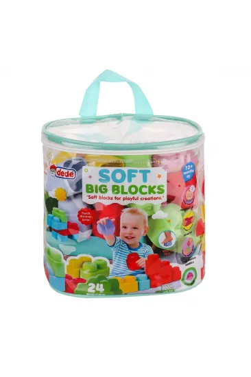 04008 Yumuşak Big Bloklar Çanta 24 Parça -Fentoys 04008 Yumuşak Big Bloklar Çanta 24 Parça -Fentoys
