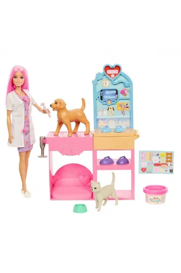 JFX93 Barbie ve Veteriner Kliniği ve Aksesuarları JFX93 Barbie ve Veteriner Kliniği ve Aksesuarları
