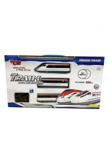 LE-2934A-11 40PCS IŞIKLI 308CM HIZLI TREN SET