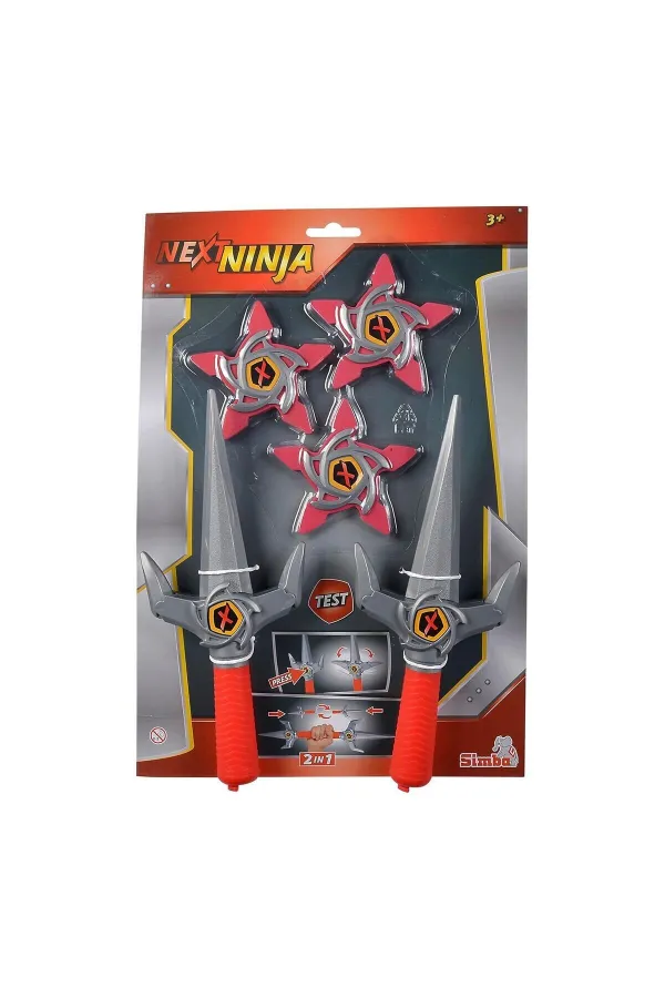 108042588 NEXT NİNJA KNİVES AND STARS RED
