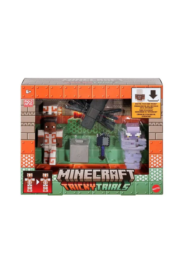JKK15 HLB21 Minecraft 3lü Aksiyon Figür Seti 8 cm