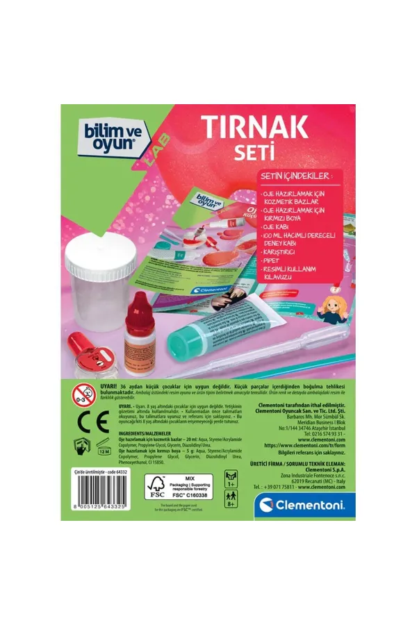 64332 Bilim ve Oyun - Tırnak Seti +7 yaş 64332 Bilim ve Oyun - Tırnak Seti +7 yaş