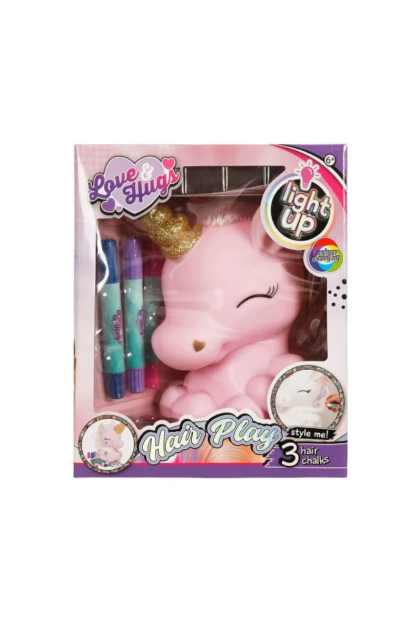 64125 SUN-HTI-SBR-HOBİ SET UNICORN BOYAMA+STICKER IŞIKLI