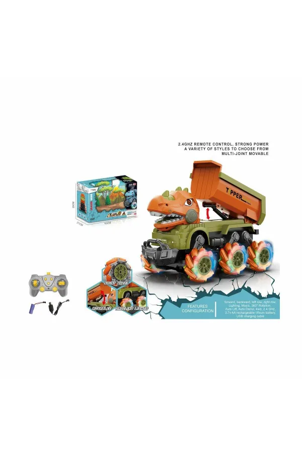 YJ-078-4 Kumandalı Sesli ve Işıklı Dinazor -Vardem YJ-078-4 Kumandalı Sesli ve Işıklı Dinazor -Vardem