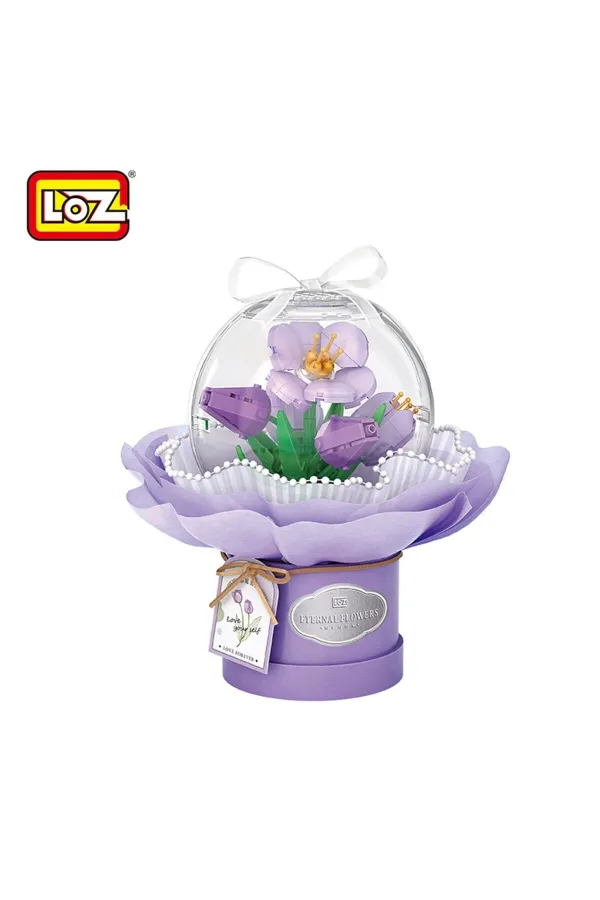 LZ1297 LOZ  LEDLİ ORKİDE BUKETİ  BLOCK OYUNCAK 272 PARÇA