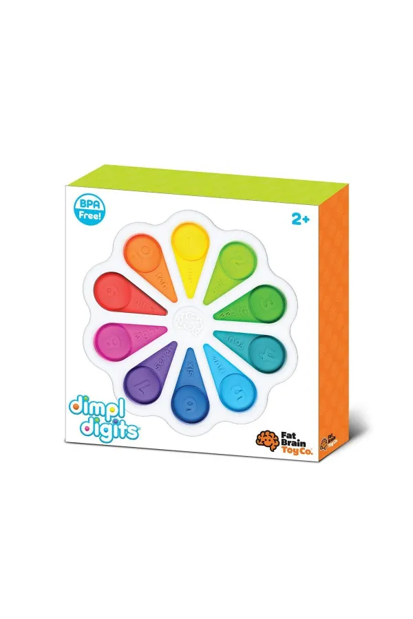 TFB275 Fat Brain Toys, Dimpl Rakamlı Duyu Düğmeleri