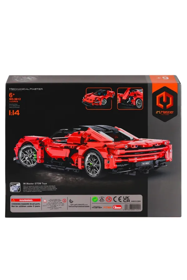 9812 IMM Mekanik Master Blokları Süper Araba 1:14 1131 Parça 9812 IMM Mekanik Master Blokları Süper Araba 1:14 1131 Parça