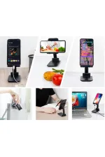 Katlanabilir Masaüstü Telefon Tutucu Stand CM-280 Katlanabilir Masaüstü Telefon Tutucu Stand CM-280
