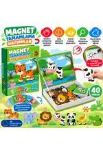 1512  Magnet Tamamlama - Hayvanlar/ +3 yaş