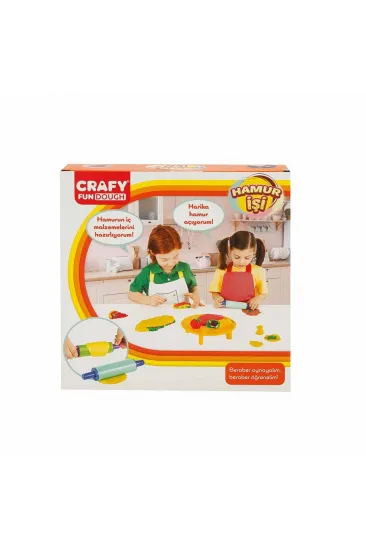 Crafy Hamur İşi Oyun Hamuru Seti 200 g 6 Parça Crafy Hamur İşi Oyun Hamuru Seti 200 g 6 Parça