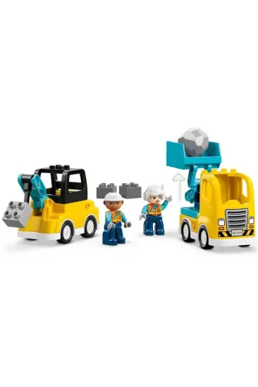 10475 Duplo 3ü1 arada İnşaat Araçları 22 parça +2 yaş 10475 Duplo 3ü1 arada İnşaat Araçları 22 parça +2 yaş
